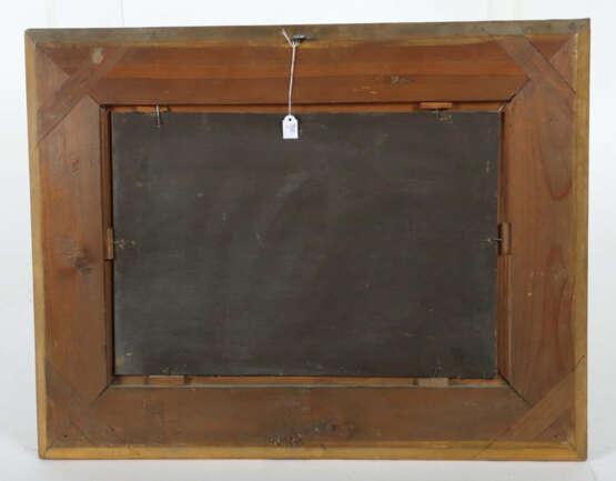 Maler des 20. Jh. ''Alpine Seelandschaft'', Blick auf Häuser an einem … - photo 4 Maler des 20. Jh. ''Alpine Seelandschaft'', Blick auf Häuser an einem … - photo 4