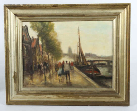 Prinz, Willy 1904 - ?, war ein deutscher Landschaftsmaler. ''Straßensz… - photo 2 Prinz, Willy 1904 - ?, war ein deutscher Landschaftsmaler. ''Straßensz… - photo 2