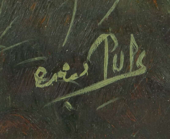 Puls, Erich Düsseldorf 1910 - 1981 Jülich. ''Enten an einer Wiese'', W… - photo 3 Puls, Erich Düsseldorf 1910 - 1981 Jülich. ''Enten an einer Wiese'', W… - photo 3