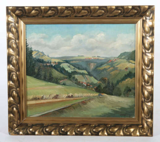 Votteler, G. Maler des 20. Jh.. ''Schwarzwaldtal'', Blick in ein somme… - фото 2 Votteler, G. Maler des 20. Jh.. ''Schwarzwaldtal'', Blick in ein somme… - фото 2
