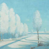 Winkelbock, A. Maler des 20. Jh.. ''Winterlandschaft'', schneebedeckte… - photo 1