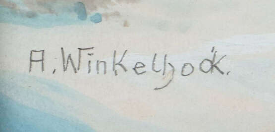 Winkelbock, A. Maler des 20. Jh.. ''Winterlandschaft'', schneebedeckte… - photo 3 Winkelbock, A. Maler des 20. Jh.. ''Winterlandschaft'', schneebedeckte… - photo 3