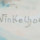 Winkelbock, A. Maler des 20. Jh.. ''Winterlandschaft'', schneebedeckte… - photo 3