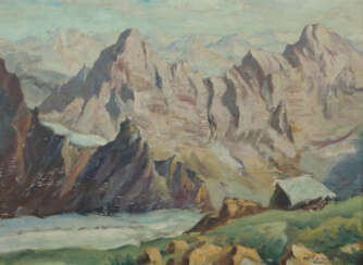 Zillich, O. Maler des 20. Jh.. ''Blick von Mädelegabel auf die Lechtal…