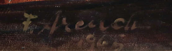 Arendt, Fred 1928 - 2014, deutscher Maler. ''Bem Teppichhändler'', meh… - photo 3 Arendt, Fred 1928 - 2014, deutscher Maler. ''Bem Teppichhändler'', meh… - photo 3