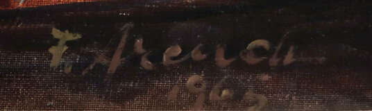 Arendt, Fred 1928 - 2014, deutscher Maler. ''Bem Teppichhändler'', meh… - photo 3