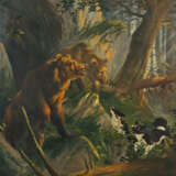 Arendt, Fred 1928 - 2014, deutscher Maler. ''Bären im Wald'', von Hund… - photo 1
