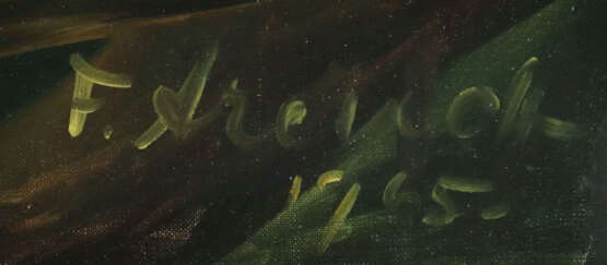 Arendt, Fred 1928 - 2014, deutscher Maler. ''Bären im Wald'', von Hund… - photo 3 Arendt, Fred 1928 - 2014, deutscher Maler. ''Bären im Wald'', von Hund… - photo 3