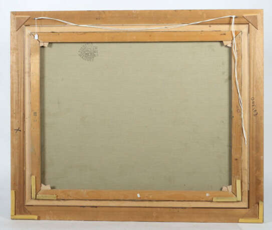 Arendt, Fred 1928 - 2014, deutscher Maler. ''Büffel von Wölfen umringt… - photo 4 Arendt, Fred 1928 - 2014, deutscher Maler. ''Büffel von Wölfen umringt… - photo 4