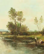 Каталог товаров. Wehringer, Herbert 1926 - 2017, deutscher Maler. ''Flusslandschaft'', …