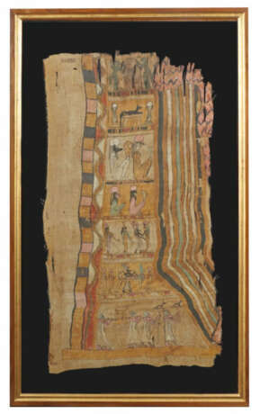 Mumientuch Saitisch, ca. 500 v. Chr., hochrechteckiges Fragment, geweb… - фото 1 Mumientuch Saitisch, ca. 500 v. Chr., hochrechteckiges Fragment, geweb… - фото 1