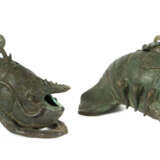 Paar Öllampen Wohl Persien, Mitte 20. Jh., als Hummerkreaturen ausgear… - photo 1