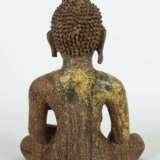 Buddha Shakyamuni Burma, 2. Hälfte 20. Jh., Metallguss, vergoldet, im … - фото 2