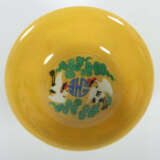 Schale mit Kranichen China, Porzellan, dünnwandig, kaiserliche Yongzhe… - Foto 2