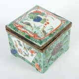 Tintenfass China, wohl späte Qing-Dynastie, Porzellan, polychrom bemal… - photo 2