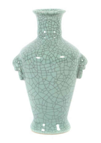 Craquelée-Vase China, Porzellan, seladonfarbene Craquelée-Glasur, die … - фото 1 Craquelée-Vase China, Porzellan, seladonfarbene Craquelée-Glasur, die … - фото 1