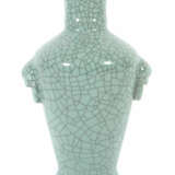 Craquelée-Vase China, Porzellan, seladonfarbene Craquelée-Glasur, die … - фото 1