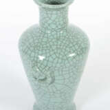 Craquelée-Vase China, Porzellan, seladonfarbene Craquelée-Glasur, die … - фото 2