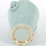 Craquelée-Vase China, Porzellan, seladonfarbene Craquelée-Glasur, die … - фото 3