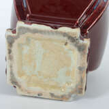 Vase China, Qing-Dynastie mit Yongzheng-Marke, Porzellan, ochsenblutfa… - фото 3