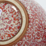 Miniaturvase China, Porzellan, ovoide Form, Reduktionsglasur mit blau … - фото 3