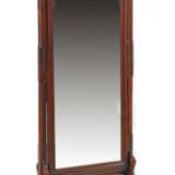 Standspiegel China, 20. Jh., Hartholz, in der Front partiell floral b… - photo 1