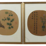 Künstler des 19./20. Jhr. China, 2 verschiedene Tuschmalereien mit Pfl… - photo 1