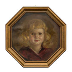 AICH, RICHARD (Geislingen 1886-1975), "Portrait eines blonden Kindes",