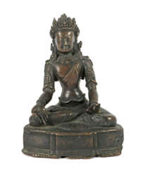 Vasrasattva Wohl China, 18./19. Jh., Bronze, detailliert ausgearbeitet…