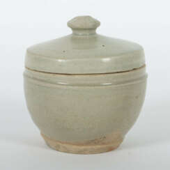 Deckeldose China, Song-Dynastie, 960 - 1279, Steingut, seladonfarben g…