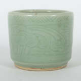 Topf China, Qing-Dynastie, 1644 - 1912, Steingut, beiger Scherben, sel… - photo 1