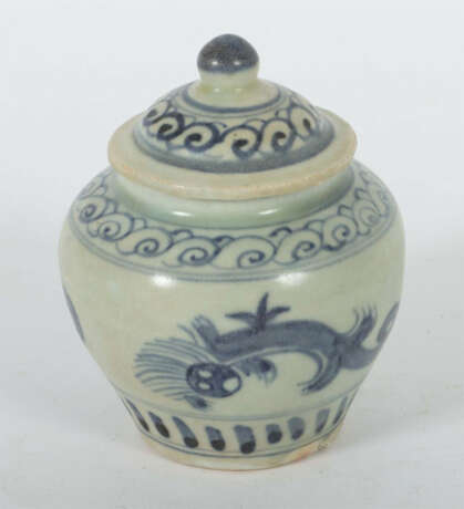 Kleine Deckelvase China, Ming-Dynastie, 1368 - 1644, Steingut, glasier… - photo 2 Kleine Deckelvase China, Ming-Dynastie, 1368 - 1644, Steingut, glasier… - photo 2