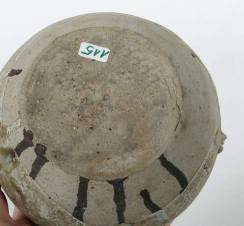 Henkeltopf China, Song-Dynastie, 960 - 1279, Steingut, zu 2/3 glasiert… - photo 3