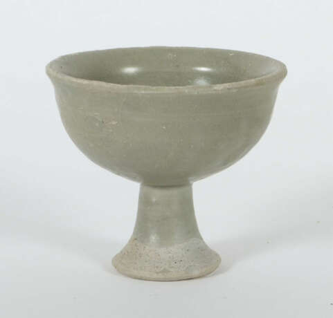 Weinbecher China, Song/Yuan-Dynastie, 960 - 1368, Steingut, beiger Sch… - Foto 1