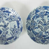 Paar Teller China, Kangxi-Periode, Qing-Dynastie, 1662 - 1722, Porzell… - Foto 1
