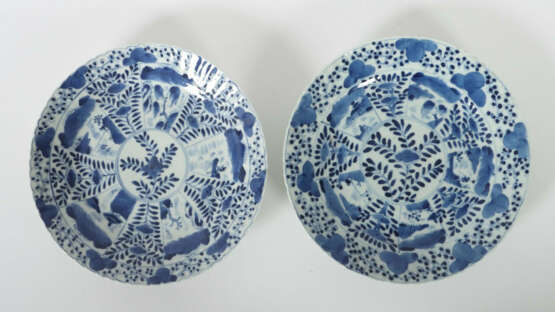 Paar Teller China, Kangxi-Periode, Qing-Dynastie, 1662 - 1722, Porzell… - Foto 1 Paar Teller China, Kangxi-Periode, Qing-Dynastie, 1662 - 1722, Porzell… - Foto 1