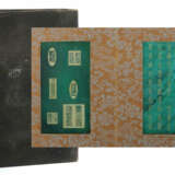 Buch mit 8 Jadetafeln China, 20. Jh., gebundenes Buch mit Brokatrücken… - фото 1