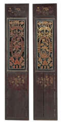 Zwei Türen mit prächtigem Schnitzwerk China, 19. Jh./Anfang 20. Jh., H…