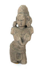 Yogini Indien, Alter ubk., weibliche Gottheit, Sandsteintorso, kein Gu…