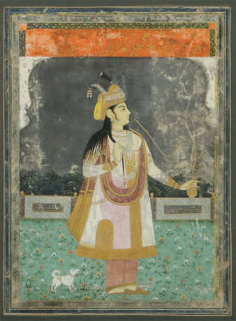 Miniatur des Prinz Sha Shuja Indien, Rajasthan, 18./19. Jh., Gouache a… - photo 1 Miniatur des Prinz Sha Shuja Indien, Rajasthan, 18./19. Jh., Gouache a… - photo 1