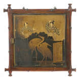 Kosmetischer Stellspiegel Japan, um 1900, Holzrahmen in Bambusstangen … - photo 1