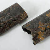 Etui Japan, 2. Hälfte 19. Jh., Rochenhaut, beidesitig bemalt mit pasto… - photo 2