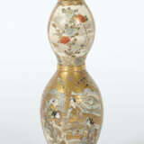 Satsuma-Kalebassenvase Japan, 19./20. Jh., Keramik, vollflächig polych… - фото 2