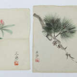 Künstler des 19./20. Jh. Japan, Tuschezeichnung, drei variierende, flo… - photo 1