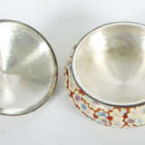 Deckeldose Korea, 20. Jh., Silber 98%, ca. 530 g, runder Standring, ge… - photo 4