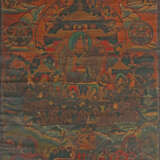 Thangka mit der Darstellung von Padmasambhava Nepal, 18./19. Jh., Temp… - photo 1
