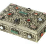 Schmuckschatulle Wohl Nepal, 2. Hälfte 20. Jh., Metall, versilbert, di… - photo 1