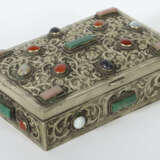 Schmuckschatulle Wohl Nepal, 2. Hälfte 20. Jh., Metall, versilbert, di… - photo 2