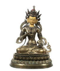 Bodhisattva Vajrasattva Nepal, wohl 2. Drittel 20. Jh., Bronze, zweite…