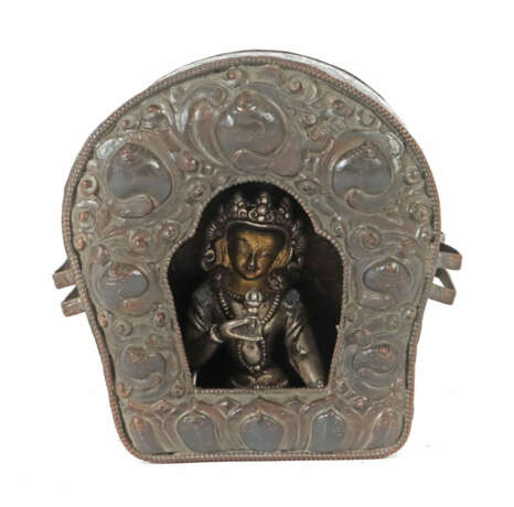 Ghau mit Vajra-sattva Nepal, Mitte 20. Jh., Ghau wohl älter, Vajra-sat… - фото 1 Ghau mit Vajra-sattva Nepal, Mitte 20. Jh., Ghau wohl älter, Vajra-sat… - фото 1